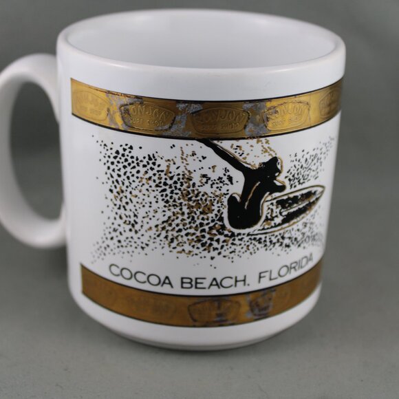 Vintage Coffee Mug - Ron Jon Surf Shop Cocoa Beach - Ceramic Mug - Picture 2 of 8